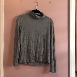 Grey turtleneck